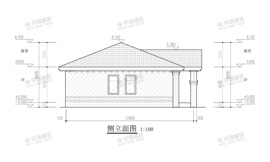 12萬(wàn)精致農(nóng)村一層平房設(shè)計(jì)圖，簡(jiǎn)單時(shí)尚實(shí)用
