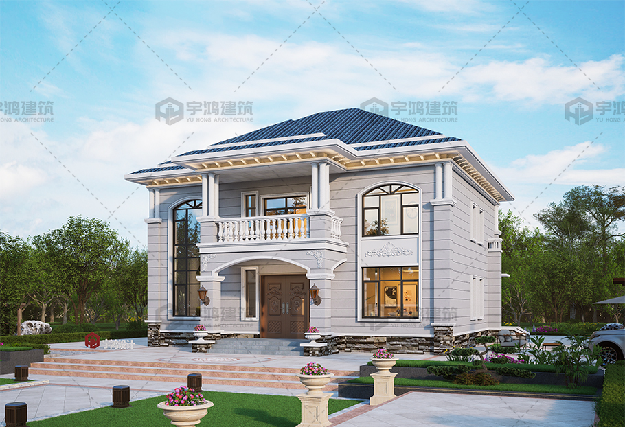 歐式風(fēng)格13x13磚混結(jié)構(gòu)別墅設(shè)計(jì)圖紙